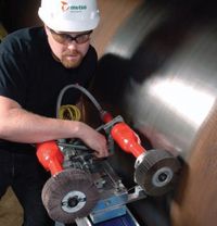 Limpieza de cilindros secadores